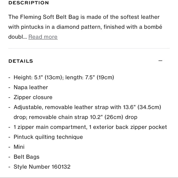 FLEMING SOFT CONVERTIBLE BELT BAG - Picture 12 of 14